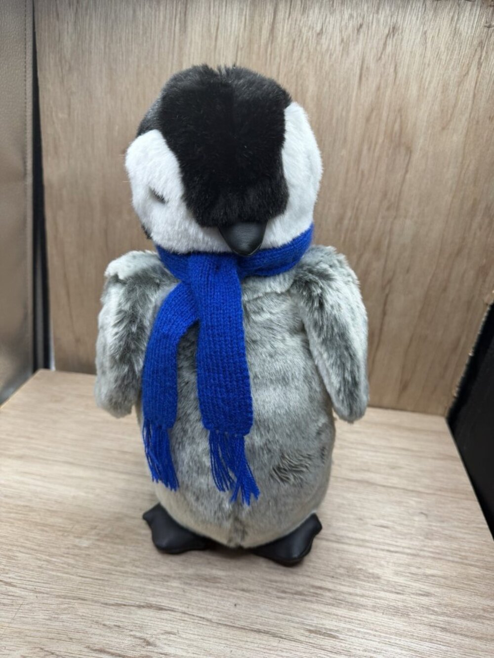 Hen House Ditz Designs Baby Emperor Penguin Plush w/scarf Stuffed Animal Toy 14"